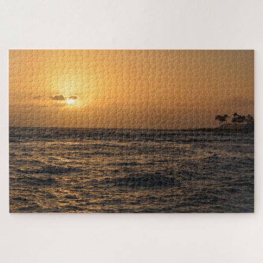 Kauai Oceaan Zonsondergang Legpuzzel (Horizontaal)