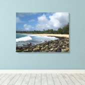 Kauai Ocean Scene Canvas (Insitu (Houten vloer))