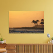 Kauai Ocean Sunset Canvas Afdruk (Insitu (Woonkamer))