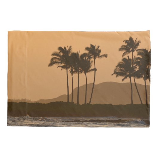 Kauai Ocean Sunset Kussensloop (Achterkant-Links)