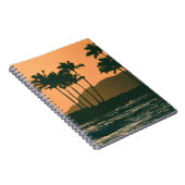 Kauai Ocean Sunset Palm Trees Notitieboek (Rechterzijde)