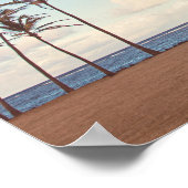 Kauai Palm Trees - Hawaii Travel Poster (Hoek)