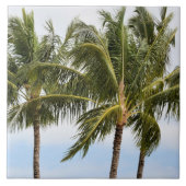 Kauai Palmbomen Tegeltje (Voorkant)