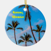 Kauai Palms Keramisch Ornament (Voorkant)