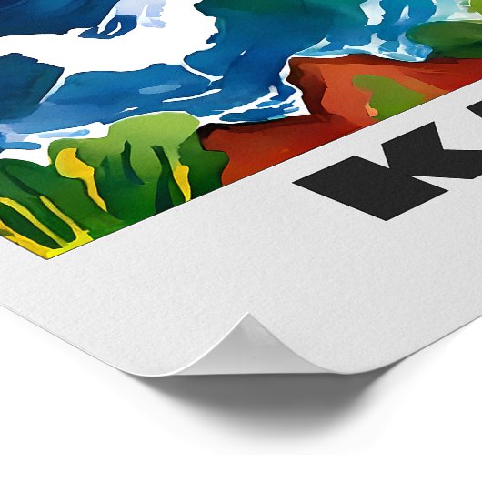 Kauai Paradise Wall Art - Tropisch Hawaï-eiland Poster (Hoek)