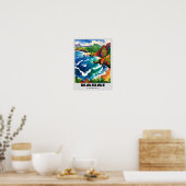 Kauai Paradise Wall Art - Tropisch Hawaï-eiland Poster (Keuken)