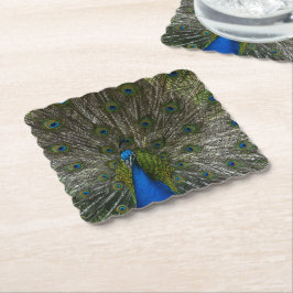 Kauai Peacock Kartonnen Onderzetters