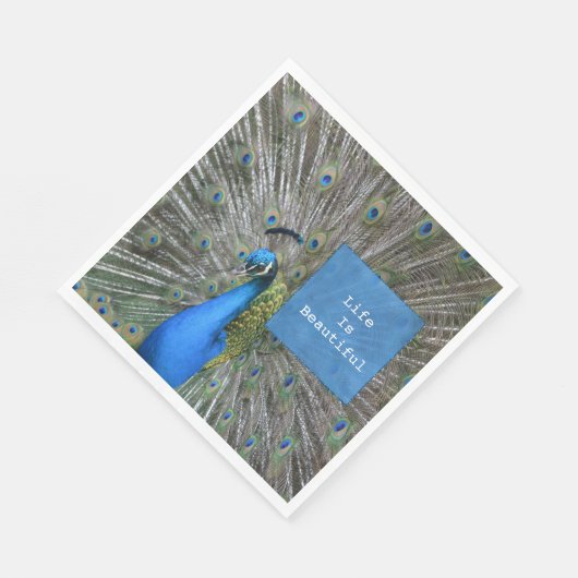  Kauai Peacock Servet (Hoek)
