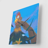 Kauai Quiet Time Vierkante Klok (Hoek)