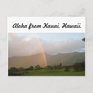 kauai-regenboog briefkaart