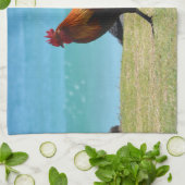 Kauai rooster theedoek (Gevouwen)