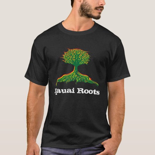 Kauai Roots Mannen T-Shirt (Voorkant)