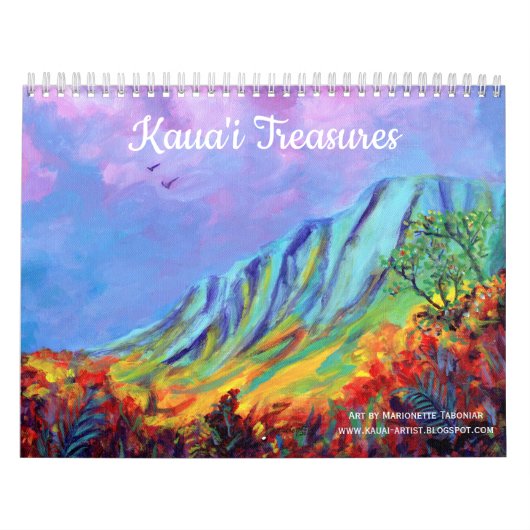 Kauai Seascapes en Landscapes Hawaiian Calendar Kalender (Hoes)