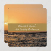 Kauai Sunset 50ste bruiloft Jubileum Kaart (Voorkant / Achterkant)