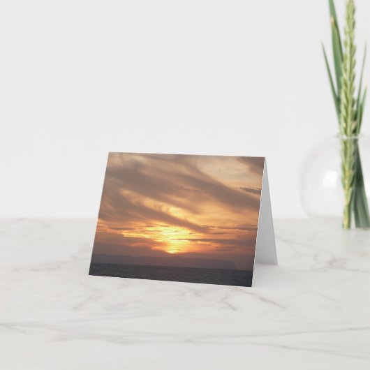 KAUAI SUNSET-Blank Note Card Kaart (Voorkant)