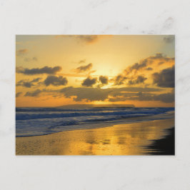 Kauai Sunset met Niihau op Horizon Briefkaart