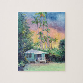 Kauai Sunset Vacation Cottage Tropical Game Legpuzzel