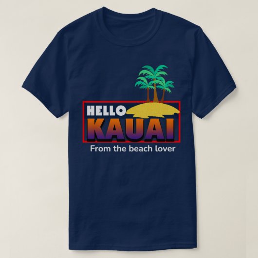 Kauai T-shirt (Design voorkant)