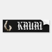 KAUAI - Tribal Hook Bumpersticker (Voorkant)
