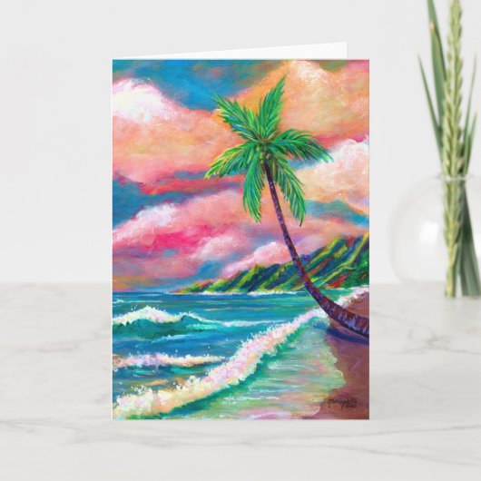 Kauai Tropical Beach Card Kaart (Voorkant)