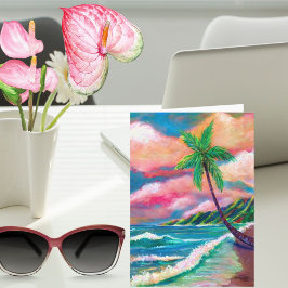 Kauai Tropical Beach Card Kaart