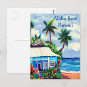 Kauai Tropical Beach House Briefkaart (Voorkant / Achterkant)