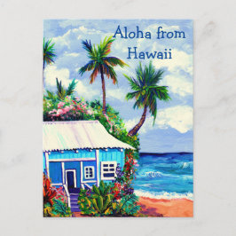 Kauai Tropical Beach House Briefkaart
