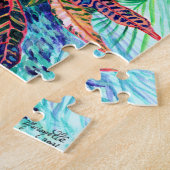 Kauai Tropical Croton Plant Puzzle Legpuzzel (Zijkant)
