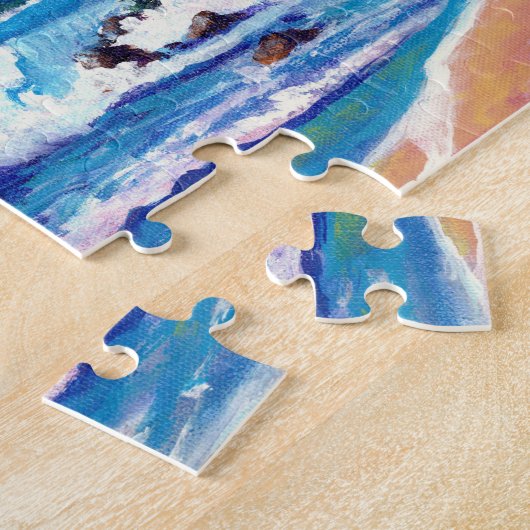 Kauai Tropical Seascape Fantasy Puzzle Legpuzzel (Zijkant)