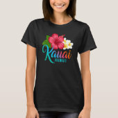 Kauai Vacatie met Hawaiian Tropische Hibiscus Flo T-shirt (Voorkant)