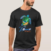 Kauai Zee Turtle Hawaiian Matching Vacation Family T-shirt (Voorkant)