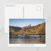 Kaub am Rhein - Duitsland Briefkaart (Voorkant / Achterkant)