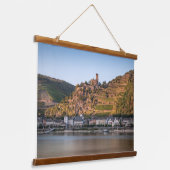 Kaub Rijn Duitsland Hangend Wandkleed (Gebogen)
