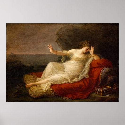 Kauffman - Ariadne in de steek gelaten door Theseu Poster (Voorkant)