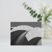 Kauffman Center Black en White Curves Briefkaart (Staand voorkant)
