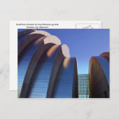 Kauffman Center Curves and Shadows, Kansas City Briefkaart (Voorkant / Achterkant)