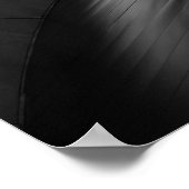 Kauffman Center Curves en Shadows Black en White Poster (Hoek)