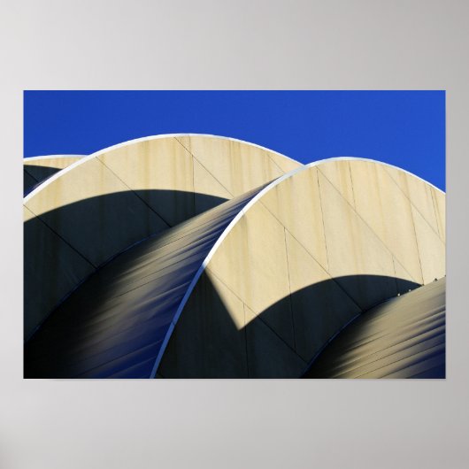 Kauffman Center Curves en Shadows Poster (Voorkant)