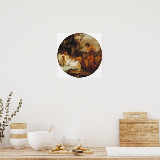 Kauffman - Cymon en Iphigenia Poster (Keuken)