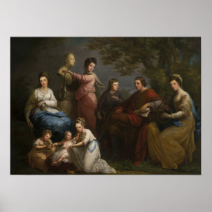Kauffman - Earl of Gower - familie 1772 Poster