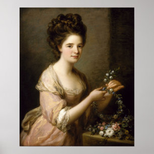 Kauffman - Eleanor countess of Lauderdale Poster