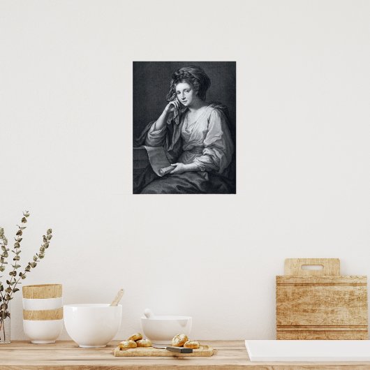 Kauffman - Schets van een vrouw Poster (Keuken)