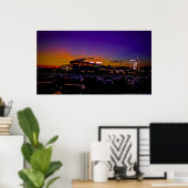 Kauffman Stadium Kansas City HUGE Canvas Art Print (Thuiskantoor)
