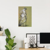 Kauffman - Studie van staande vrouw Poster (Thuiskantoor)