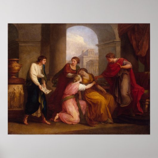 Kauffman - Virgil leest Aeneid aan Augustus Poster (Voorkant)