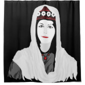 Kaukasisch Douchegordijn (Voorkant)