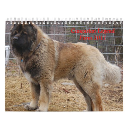Kaukasisch Legend Boerderij Kalender (Hoes)
