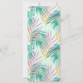 Kaukasisch strand Babe Summer Vibe Beach Party Kaart (Achterkant)