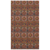 Kaukasisch tapdesign in warme kleuren tafelkleed (Voorkant)