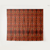 Kaukasisch tapdesign in warme kleuren wandkleed (Voorkant (horizontaal))